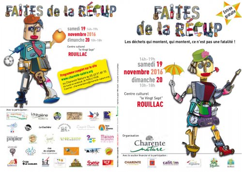 Programme FAITES de la RECUP - 19 et 20 novembre 2016 à Rouillac (16)